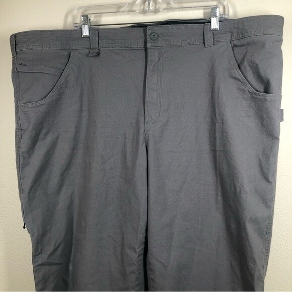 Columbia Regular Fit Carpenter Pants Gray Jeans 48x32 - Picture 2 of 8